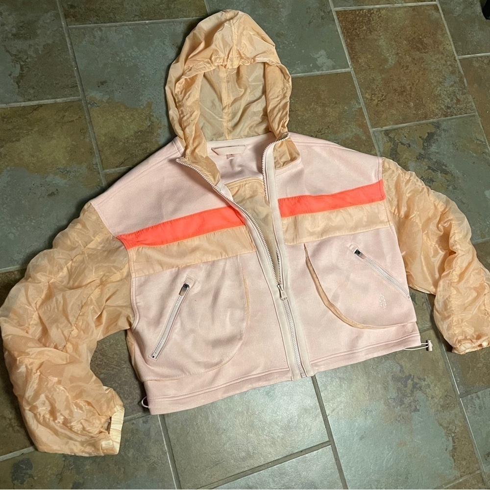 NWOT FP Movement Summer Breeze Sweat Zip Up Hoodie - Picture 7 of 7